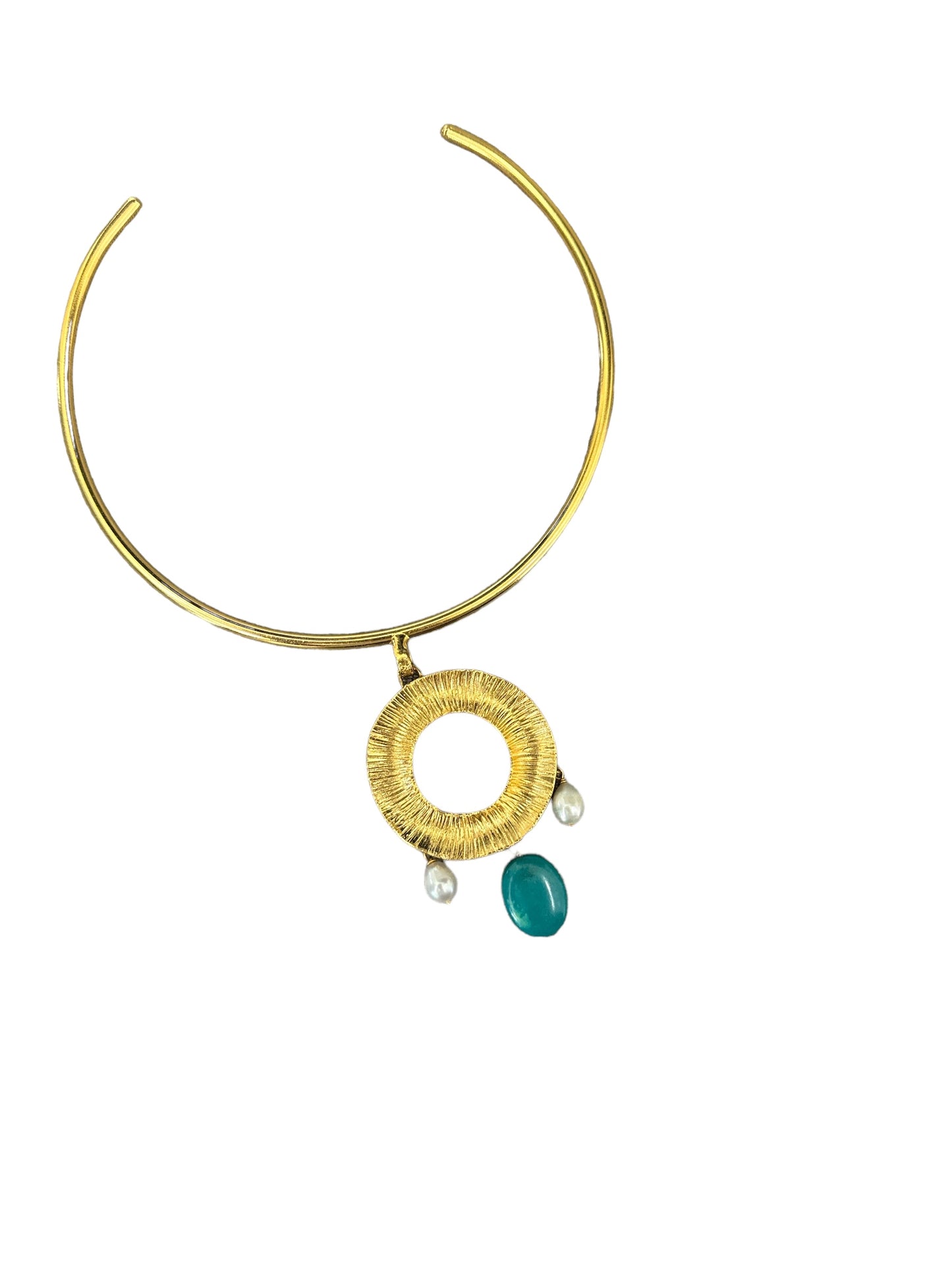 TURQUOISE PEARL NECKLACE