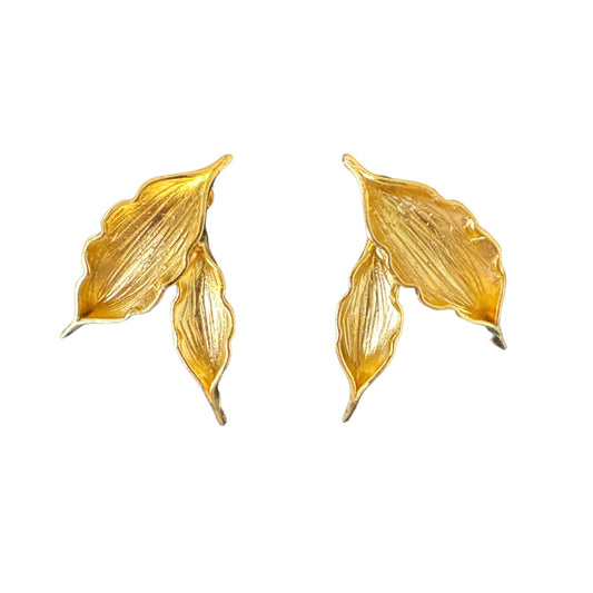 TWO LEAF EARRING